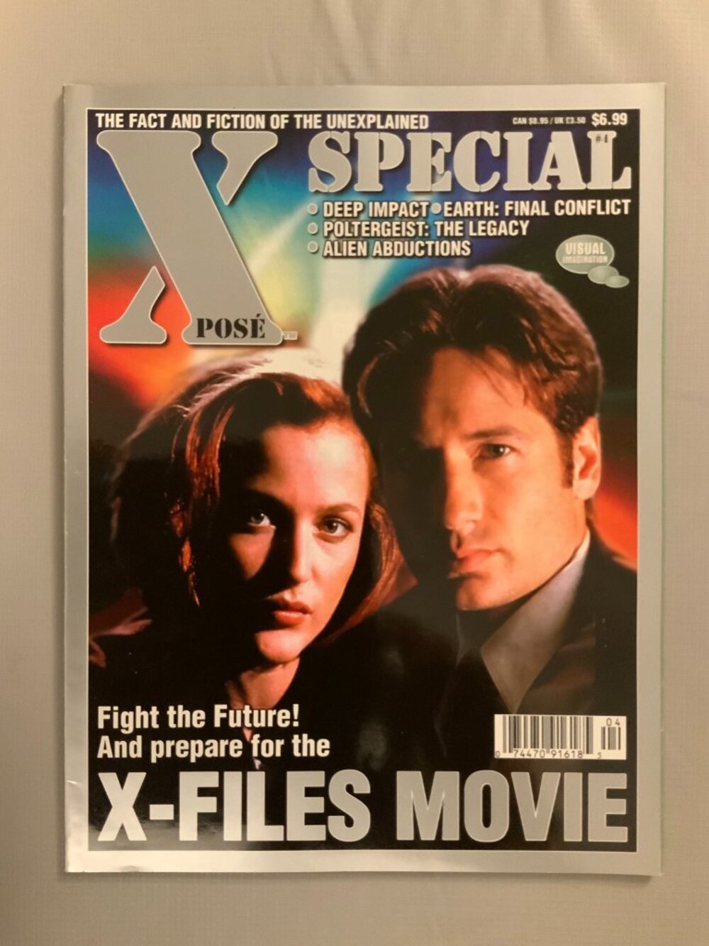X-FILES Movie XPOSE SPECIAL #4 Magazine 1998 Vintage Sci-Fi MINT/LIKE NEW (114)